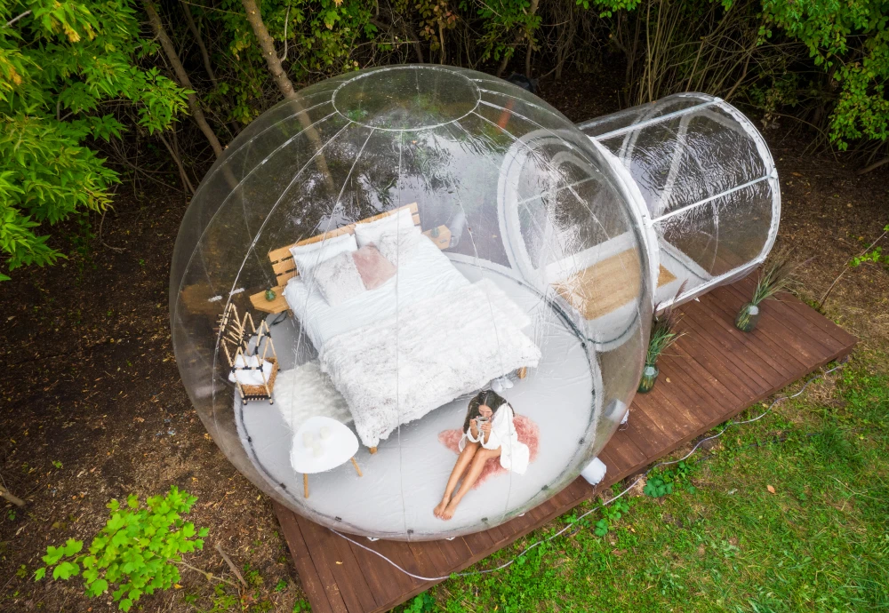 inflatable outdoor bubble tent